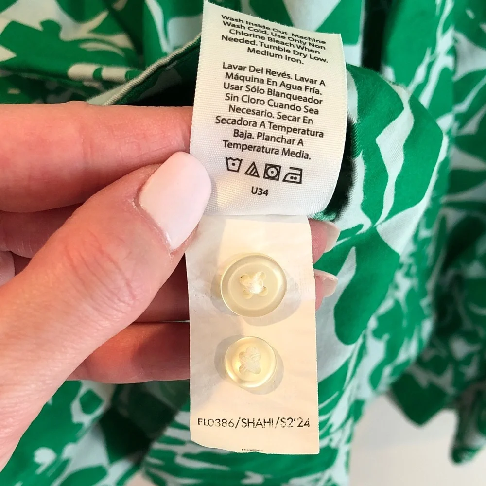 Free Assembly Women's Belted Utility Cotton Midi Shirtdress Size Small - Picture 11 of 11